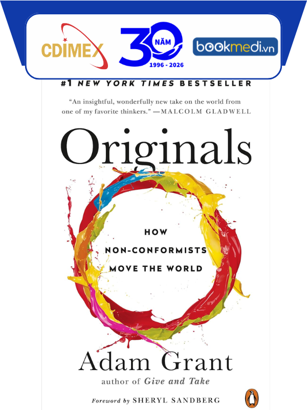 Originals: Sách Kỹ Năng Tư Duy Khác Biệt - Sách Tiếng Anh - Bookmedi