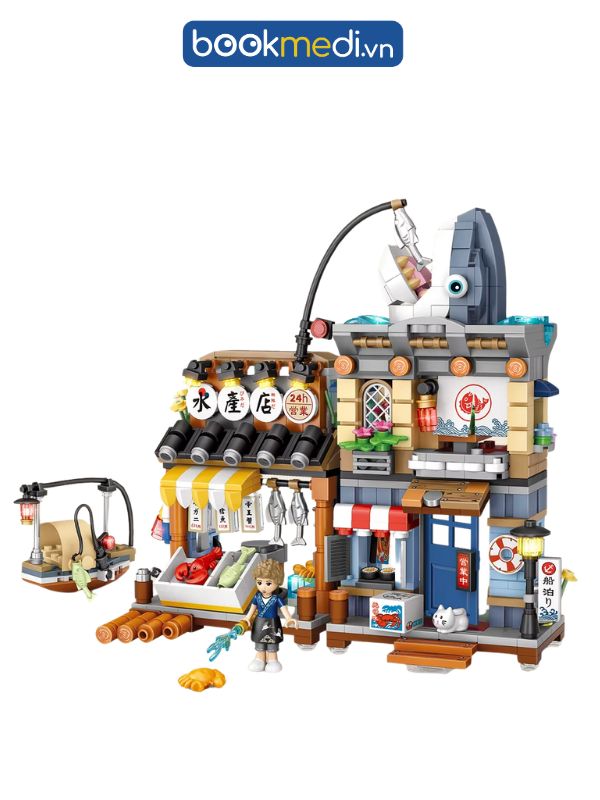Đồ Chơi Lắp Ráp Mô Hình Tiệm Hải Sản (Aquatic Shop)
