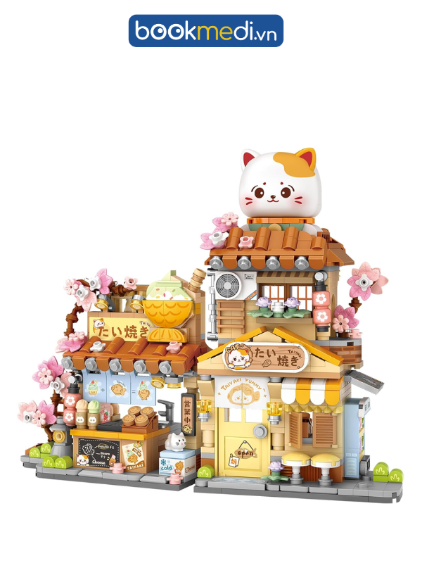 Đồ Chơi Lắp Ráp Mô Hình Tiệm Bánh Cá Taiyaki Shop