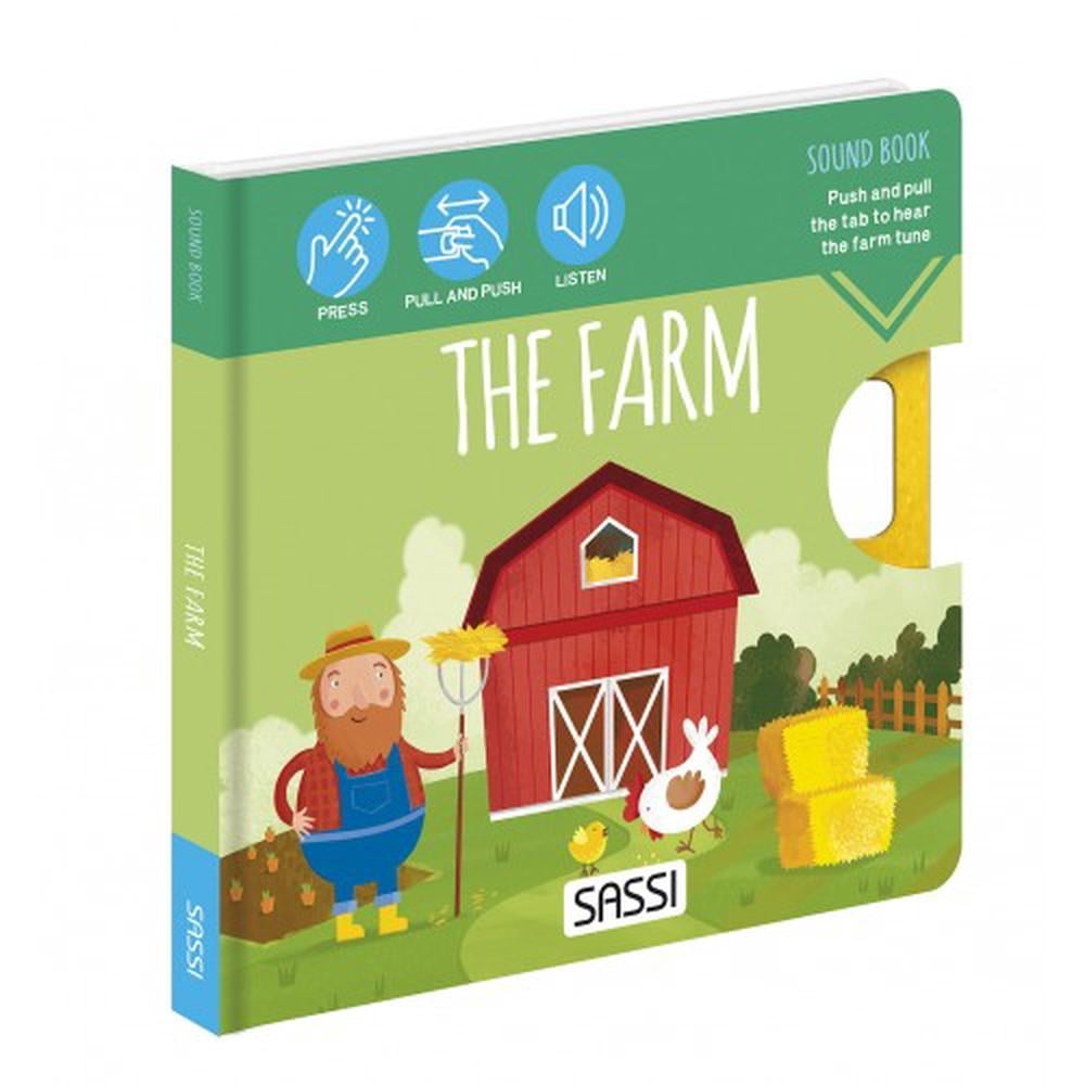 Sách âm thanh The Farm Sassi cho bé | Sound Book nông trại | Bookmedi