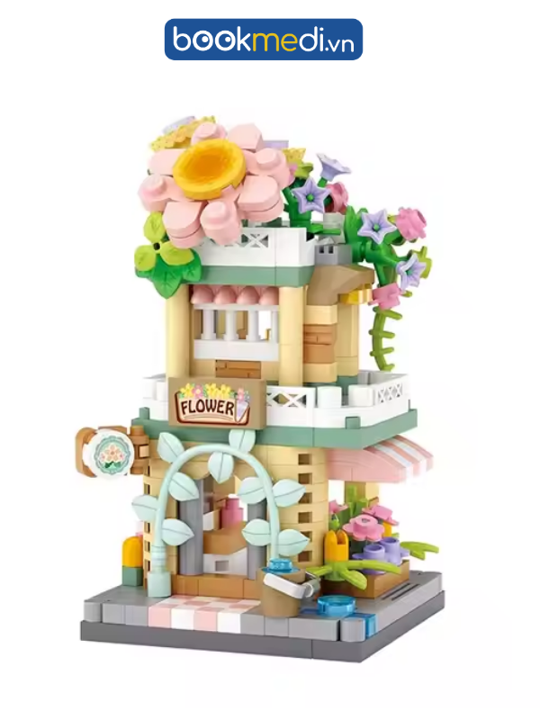 Đồ Chơi Lắp Ráp Mô Hình Tiệm Hoa (Flower Shop Street Mini)