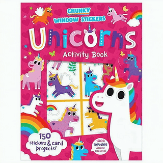 Sách Dán Kính Unicorns (Chunky Window Stickers) - Sách Thiếu Nhi - Bookmedi