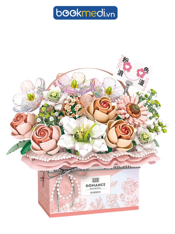 Đồ Chơi Lắp Ráp Mô Hình Giỏ Hoa (Flower Gift Box)