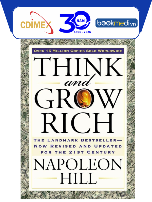 Think and Grow Rich - Sách Ngoại Văn Kỹ Năng Làm Giàu - Bookmedi