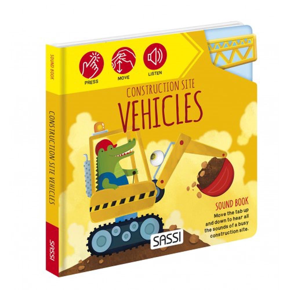 Sách âm thanh Vehicles Sassi cho bé | Sound Book phương tiện giao thông | Bookmedi