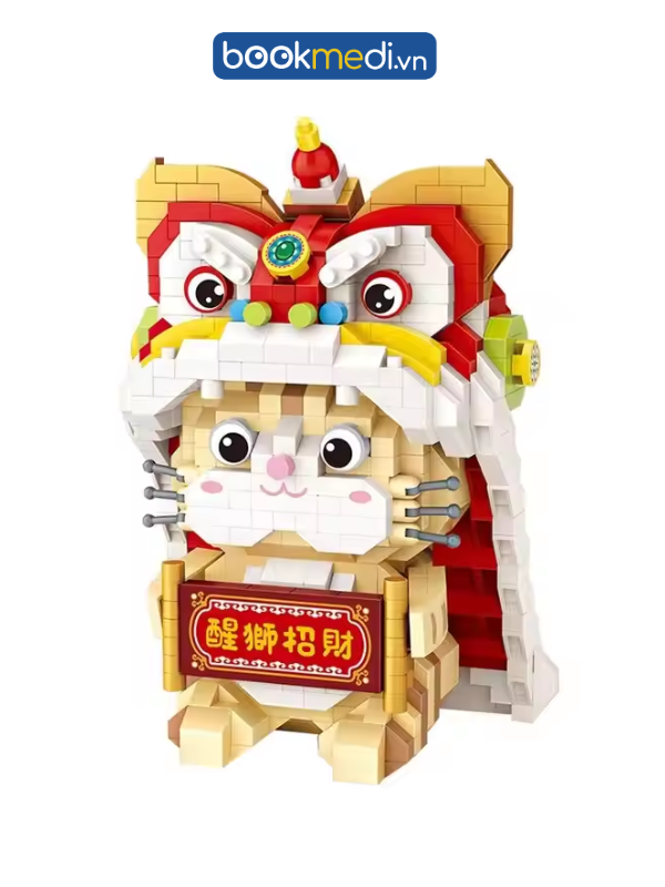 Đồ Chơi Lắp Ráp Mô Hình Lân Cổ Trang (Dancing Lion) 