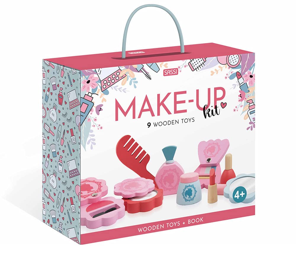 WOODEN TOYS AND BOOK - MAKE-UP ARTIST