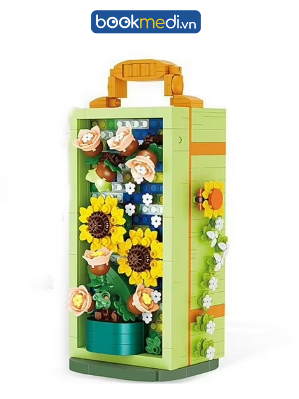 Đồ Chơi Lắp Ráp Mô Hình Hộp Trang Sức Hoa Hướng Dương (Jewelry Box Sunflower)