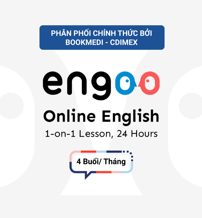 Engoo Gói 04 buổi/ tháng - Khóa học ngoại ngữ trực tuyến 1 kèm 1